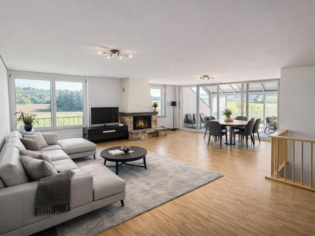 Wohnung mit 165 m² + 100 m² Umbauobjekt – seltene Ausgaben – Torny bei Fribourg, Romont und Payerne