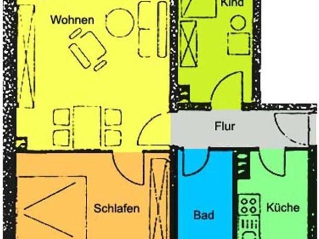 Wohnung mit Wohlfühlcharakter! Loggia mit Blick ins Grüne!