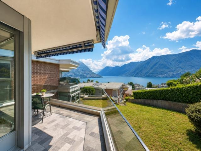 Wohnung mit wunderschönem Seeblick in Lugano
