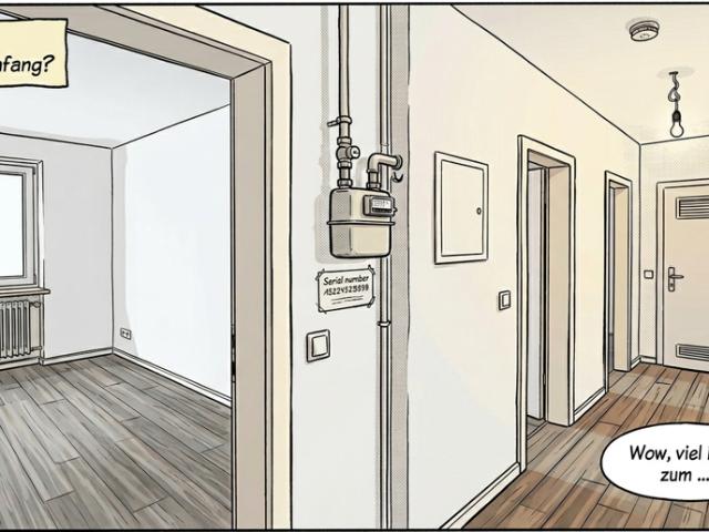 WOHNUNG MIT DURCHGANGSZIMMER – GOSTENHOF MIT U BAHNANSCHLUSS VOR DER HAUSTÜRE