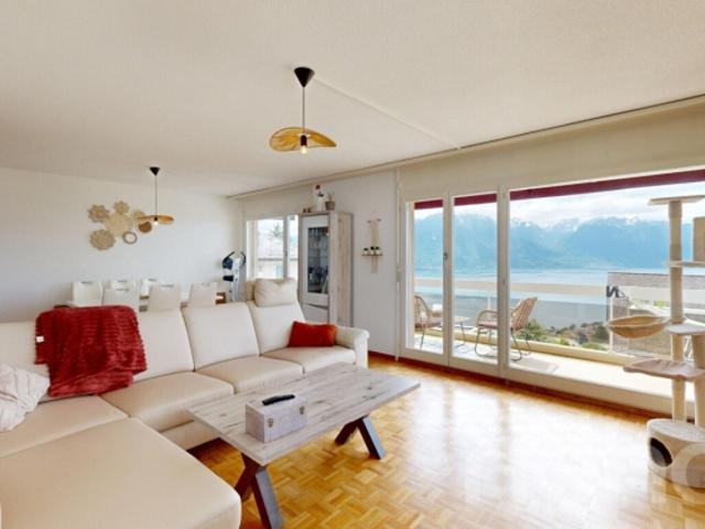 Wohnung mit Panoramablick auf den See Mietinvestitionen, Chernex