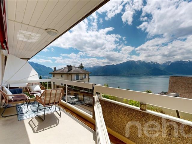 Wohnung mit Panoramablick auf den See Mietinvestitionen, Chernex