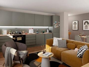 Wohnung mit Südbalkon, Abstellraum und Keller
