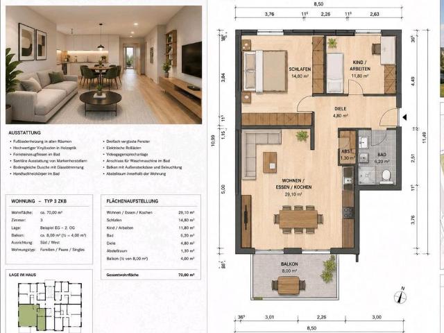 Wohnung Neubau