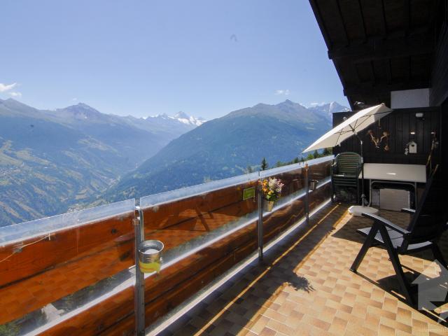 Wohnung am Fuss der Pisten der 4 Vallées mit Panoramablick