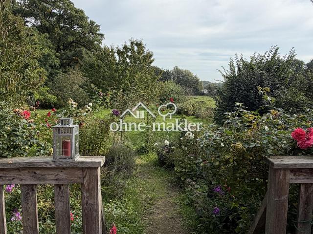 Wohnung am Schaalsee mit Garten und Seeblick