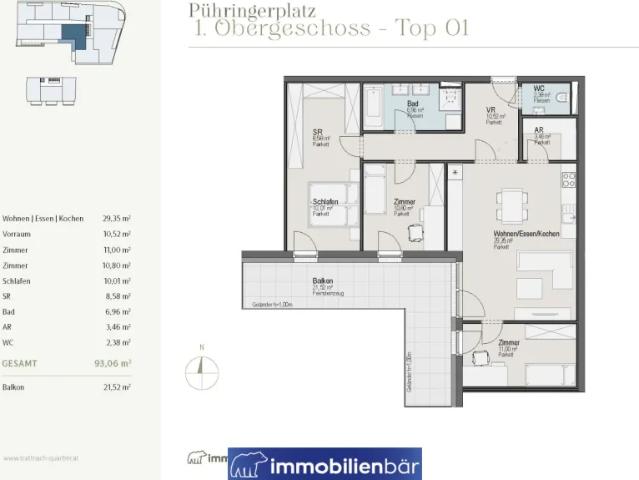 Wohnung Grieskirchen Grieskirchen 105529786