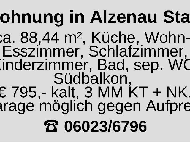 Wohnung in Alzenau Stadt