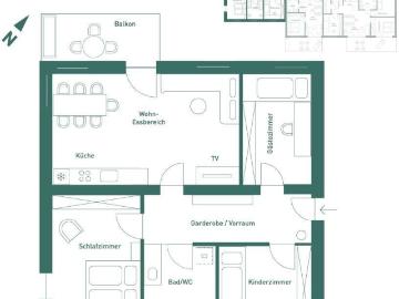 Wohnung in Dölsach mit Fernblick