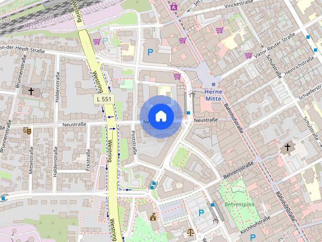 Wohnung in Herne Mitte mit Terrasse + Garten – WBS erforderlich!