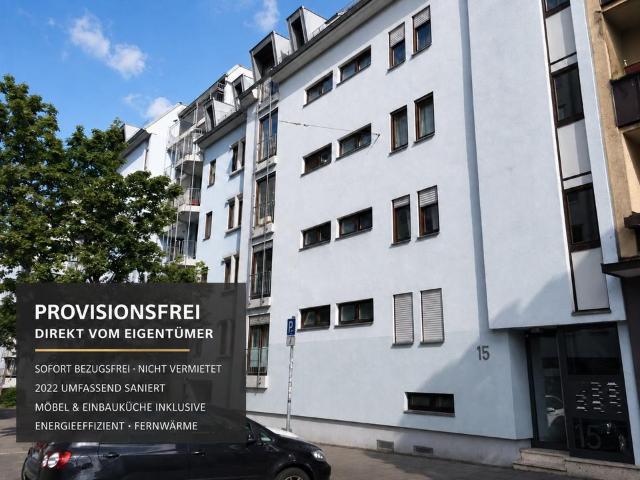 Wohnung in Stuttgart Mitte: Provisionsfrei, leerstehend, saniert