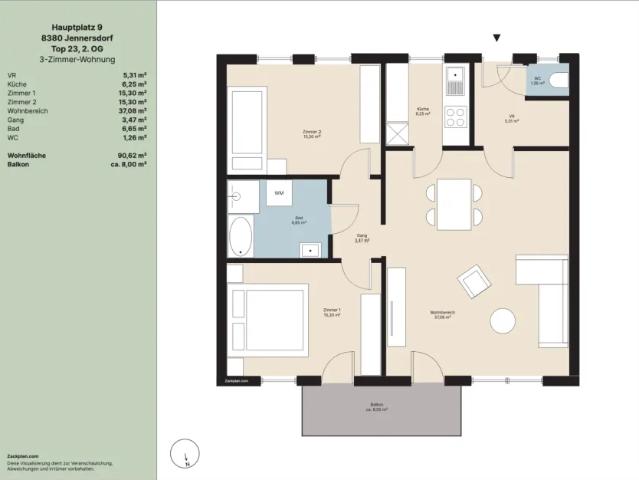 Wohnung Jennersdorf Jennersdorf 105102601