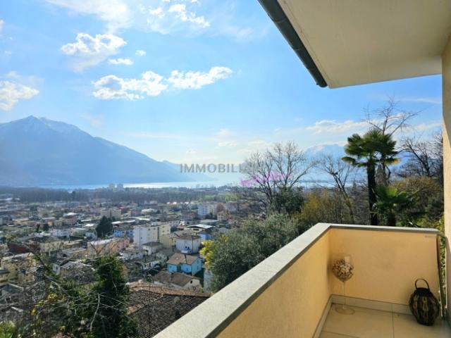 Wohnung saniert mit Weitblick bis zum See, Garten und Sitzplatz