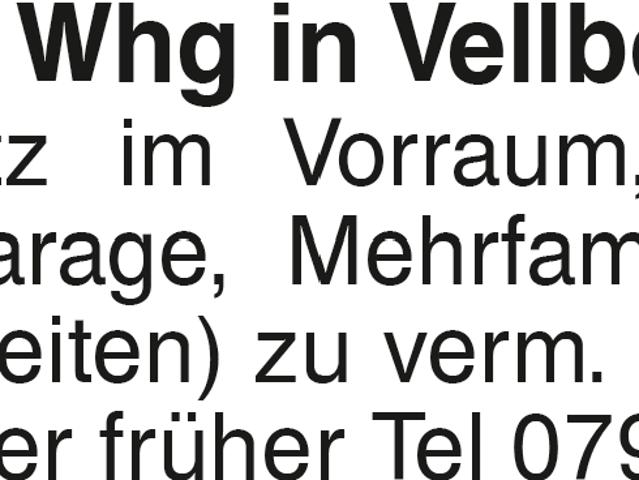 Wohnung Vellberg