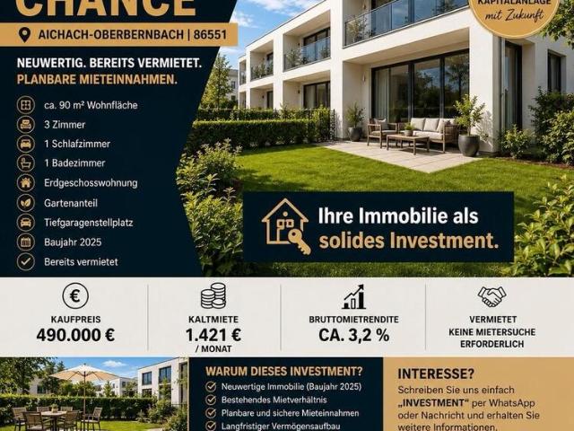 Wohnung vermietete Kapitalanlage
