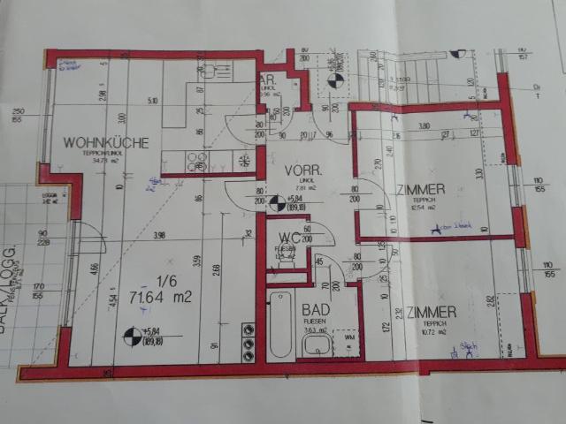 Wohnung zu vermieten ab 1.11.26
