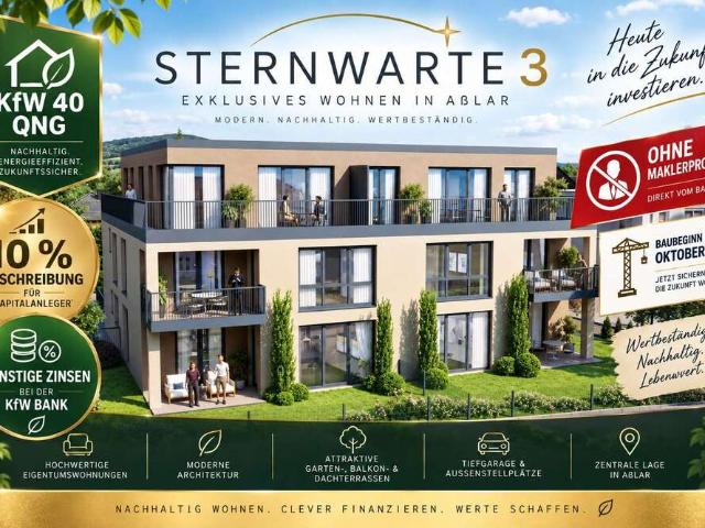 Wohnung zum Kaufen in Asslar 335.500,00 EUR 70.76 m²