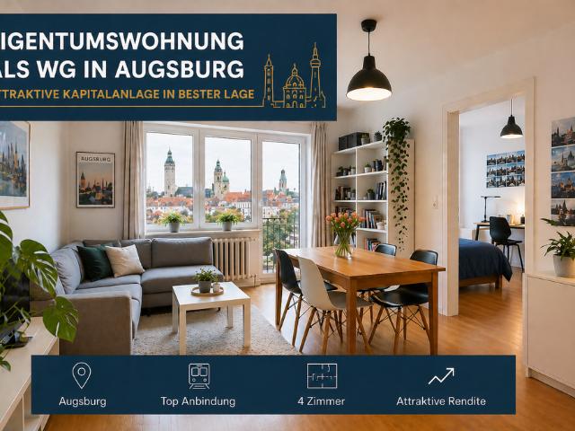 Wohnung zum Kaufen in Augsburg 430.000,00 EUR 65 m²