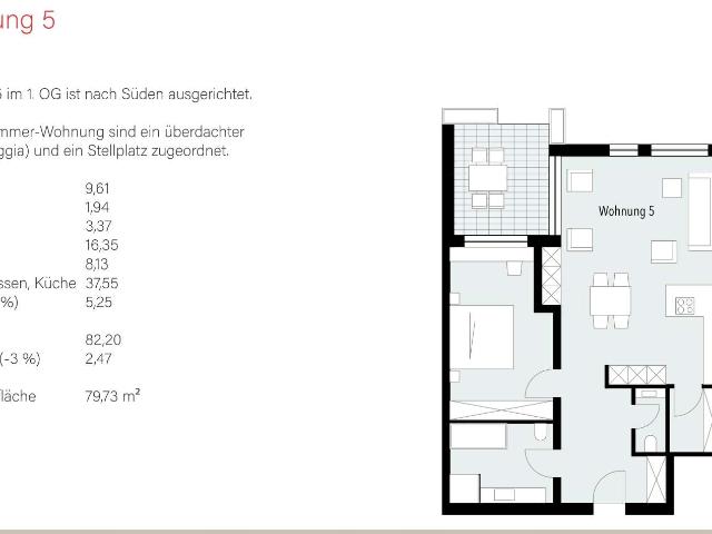 Wohnung zum Kaufen in Böbingen 318.800,00 EUR 79.73 m²