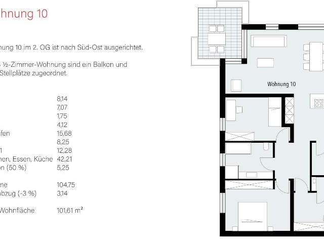 Wohnung zum Kaufen in Böbingen 411.800,00 EUR 101.61 m²