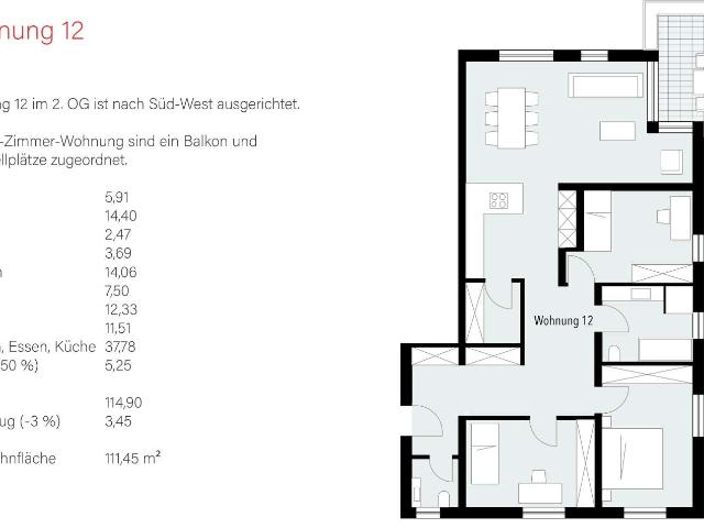 Wohnung zum Kaufen in Böbingen 453.600,00 EUR 111.45 m²