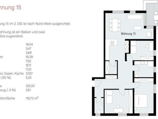 Wohnung zum Kaufen in Böbingen 476.000,00 EUR 116.72 m²
