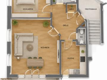 Wohnung zum Kaufen in Babelsberg 370.000,00 EUR 64 m²