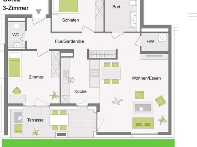 Wohnung zum Kaufen in Bad Nauheim 602.700,00 EUR 105 m²