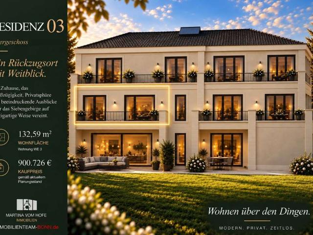 Wohnung zum Kaufen in Bad Honnef 900.726,00 EUR 132.59 m²