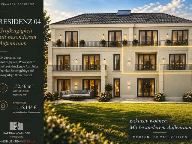 Wohnung zum Kaufen in Bad Honnef 1.116.144,00 EUR 152.46 m²