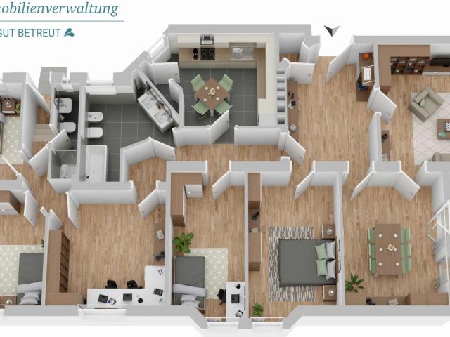 Wohnung zum Kaufen in Berlin 1.270.000,00 EUR 180 m²