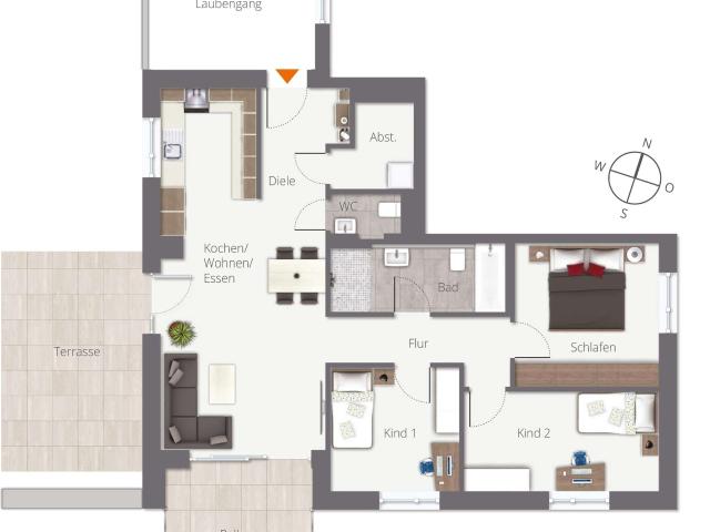 Wohnung zum Kaufen in Biberach 583.300,00 EUR 106.34 m²