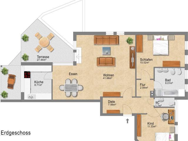 Wohnung zum Kaufen in Dreieich 380.000,00 EUR 111 m²
