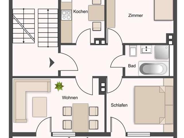 Wohnung zum Kaufen in Düsseldorf 269.900,00 EUR 60 m²