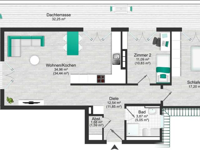 Wohnung zum Kaufen in Emmingen Liptingen 419.000,00 EUR 97.87 m²