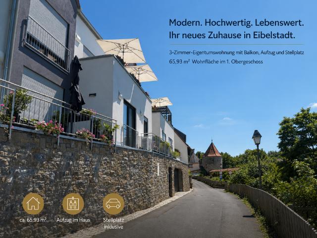 Wohnung zum Kaufen in Eibelstadt 310.000,00 EUR 65.93 m²