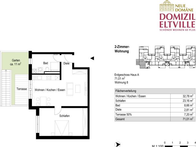 Wohnung zum Kaufen in Eltville am Rhein 529.900,00 EUR 71.01 m²