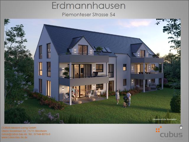 Wohnung zum Kaufen in Erdmannhausen 578.000,00 EUR 97 m²