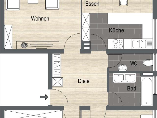 Wohnung zum Kaufen in Esslingen 319.000,00 EUR 88 m²