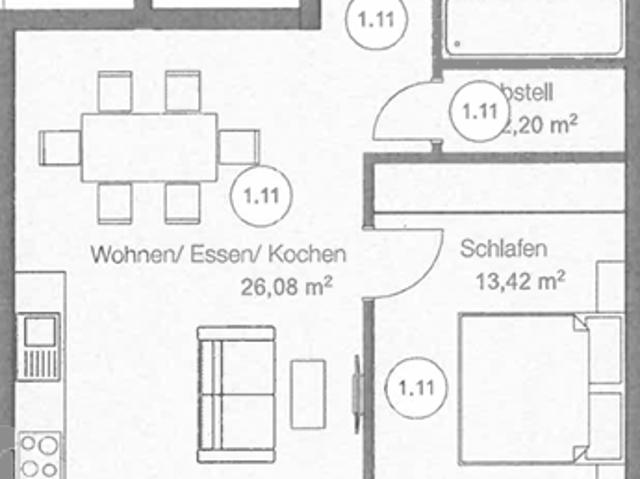Wohnung zum Kaufen in Frankfurt Am Main 379.000,00 EUR 57.75 m²