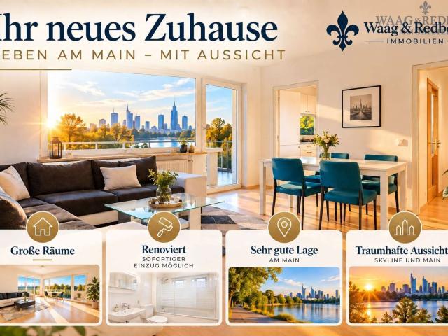 Wohnung zum Kaufen in Frankfurt am Main 849.000,00 EUR 90.4 m²