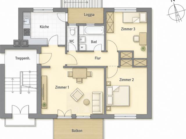 Wohnung zum Kaufen in Freiburg 449.000,00 EUR 82 m²