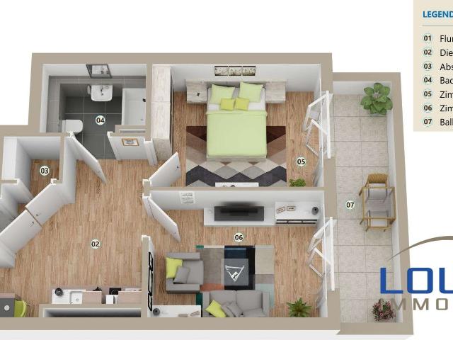 Wohnung zum Kaufen in Freiburg im Breisgau 338.000,00 EUR 55.12 m²