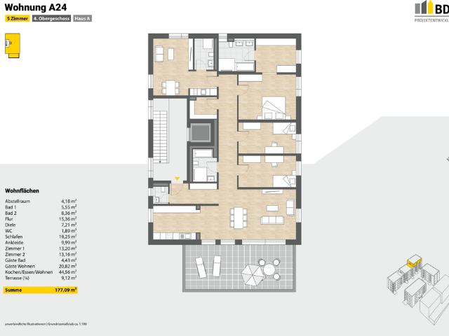 Wohnung zum Kaufen in Friedrichshafen 1.500.000,00 EUR 177.09 m²