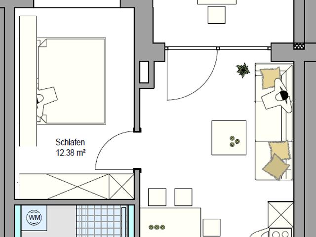 Wohnung zum Kaufen in Friedrichshafen 357.300,00 EUR 49.97 m²