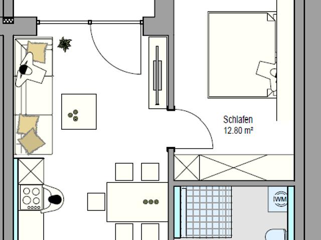 Wohnung zum Kaufen in Friedrichshafen 387.100,00 EUR 54.14 m²