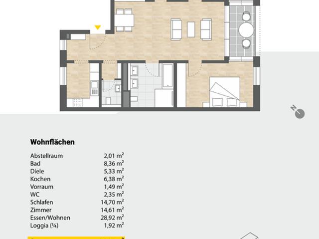 Wohnung zum Kaufen in Friedrichshafen 555.000,00 EUR 86.07 m²