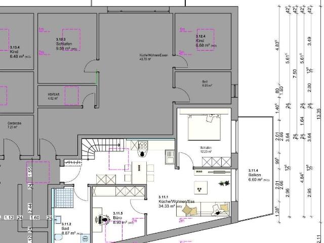 Wohnung zum Kaufen in Friedrichshafen 612.000,00 EUR 87.43 m²