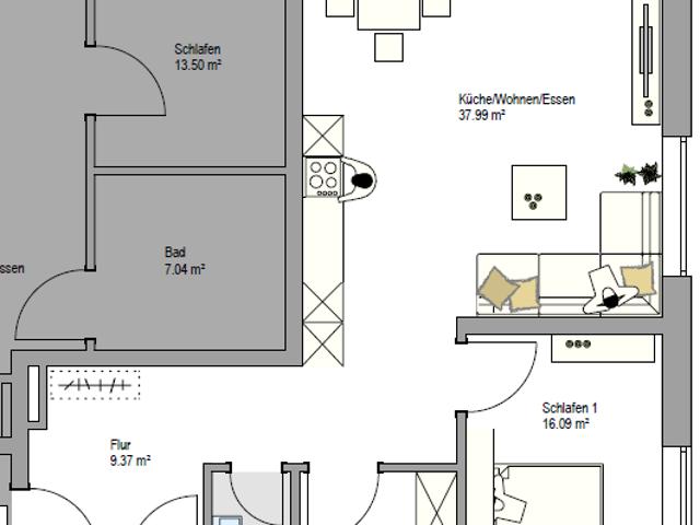 Wohnung zum Kaufen in Friedrichshafen 626.100,00 EUR 93.45 m²
