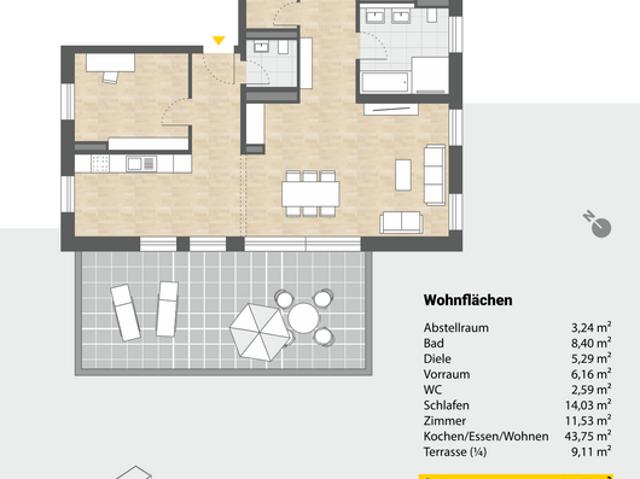 Wohnung zum Kaufen in Friedrichshafen 760.000,00 EUR 104.08 m²